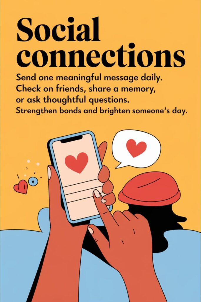 Hand holding a phone with a heart icon, symbolizing meaningful messages