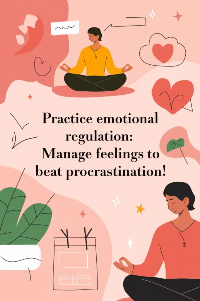 Person meditating with icons for mindfulness and journaling
