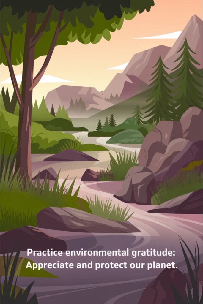 Serene nature scene with clean air, trees, and a flowing stream