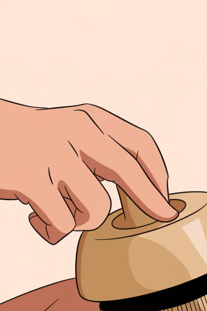 Smooth bamboo back scratcher for easy relief